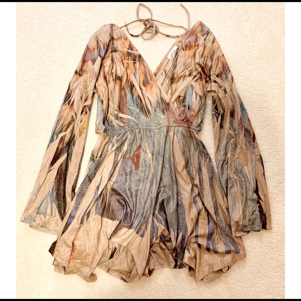 Long sleeve romper